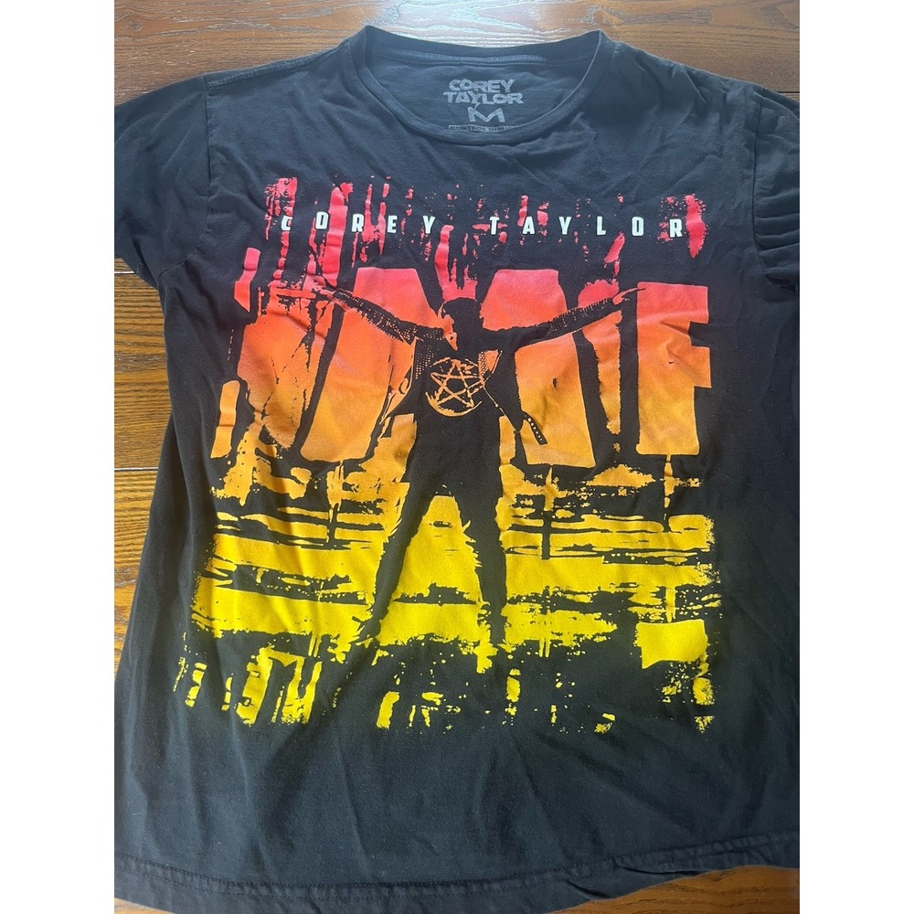 Corey Taylor - Slipknot - Rock Metal Pentagon Black Men's Medium T-Shirt